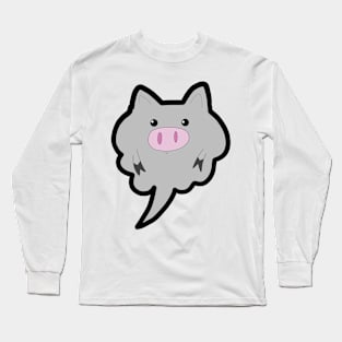 The pig ghost power strong Long Sleeve T-Shirt